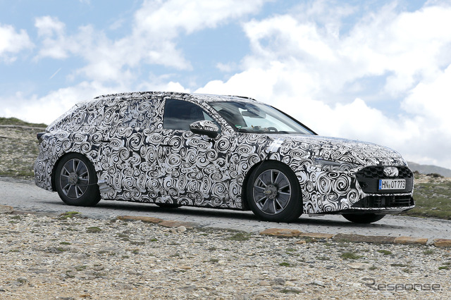 アウディ S4アバント 次期型プロトタイプ(スクープ写真)