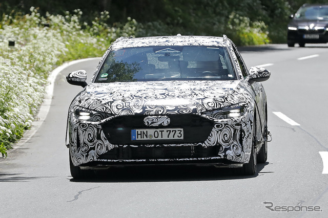 アウディ S4アバント 次期型プロトタイプ(スクープ写真)