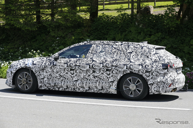 アウディ S4アバント 次期型プロトタイプ(スクープ写真)