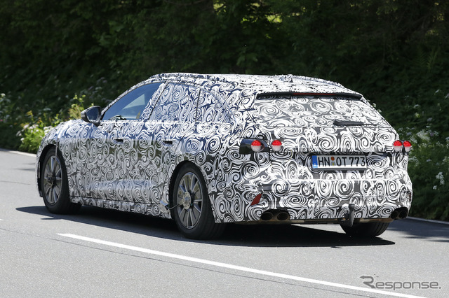 アウディ S4アバント 次期型プロトタイプ(スクープ写真)