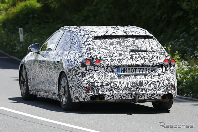 アウディ S4アバント 次期型プロトタイプ(スクープ写真)