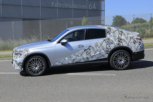 メルセデスベンツ GLCクーペ 次期型プロトタイプ(スクープ写真)