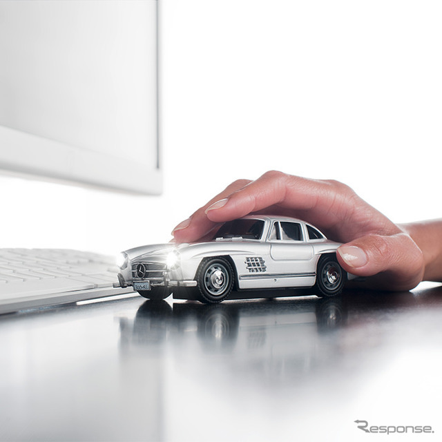 これがマウス!? 精巧な造作でミニカーにしか見えないメルセデスベンツ300SLのコードレスマウスが販売中