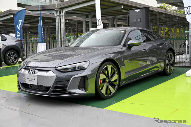 アウディ e-tron GT(レスポンス読者限定EV・PHEV試乗会)