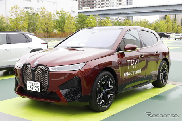 BMW iX(レスポンス読者限定EV・PHEV試乗会)