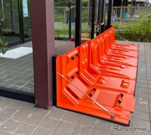 ゲリラ豪雨等による浸水を防ぐ簡易型止水板 Flood Guard F