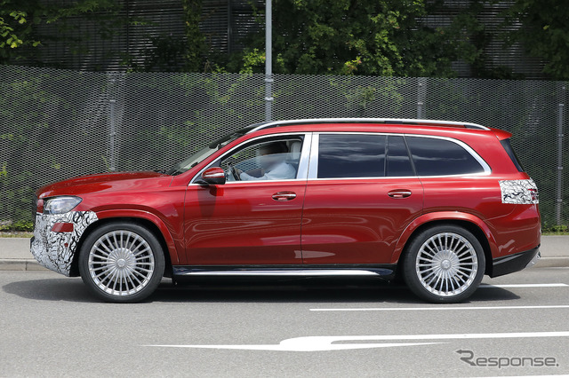 メルセデス マイバッハ GLS 改良新型プロトタイプ(スクープ写真)