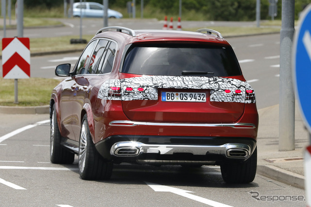 メルセデス マイバッハ GLS 改良新型プロトタイプ(スクープ写真)