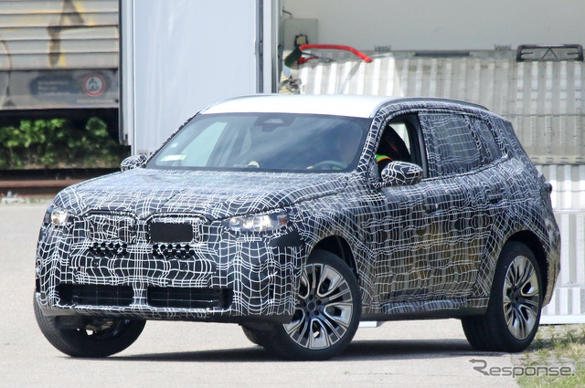 BMW X3 次期型プロトタイプ(スクープ写真)