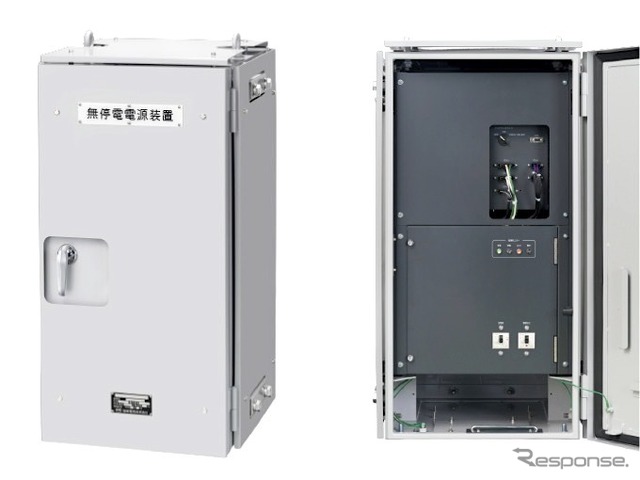 EV使用済電池をリユースした環境対応形無停電電源装置 UPS