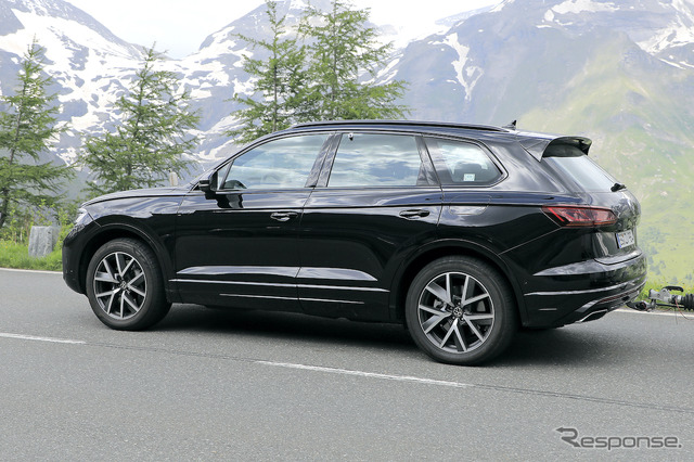 VW トゥアレグ 改良新型プロトタイプ(スクープ写真)