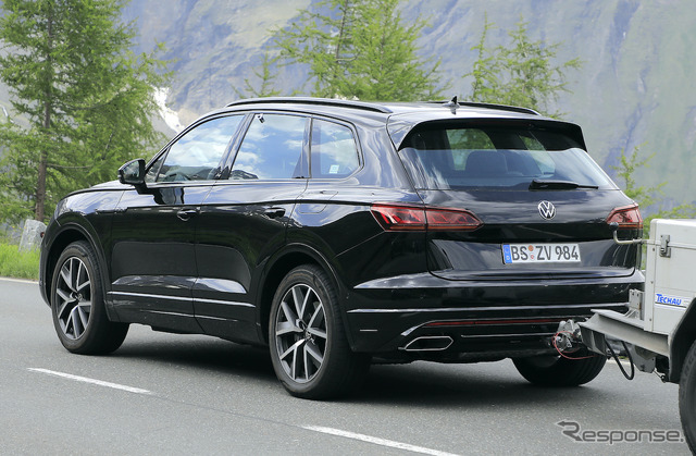 VW トゥアレグ 改良新型プロトタイプ(スクープ写真)