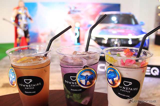 キャラクターをイメージしたスペシャルドリンク3種（ノンアルコール）が登場