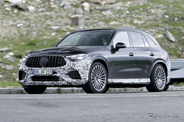 メルセデス AMG GLC63プロトタイプ(スクープ写真)