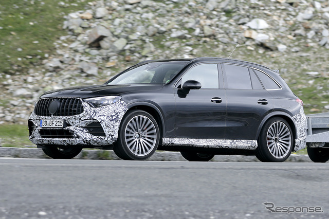 メルセデス AMG GLC63プロトタイプ(スクープ写真)