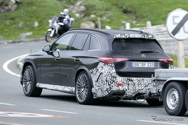 メルセデス AMG GLC63プロトタイプ(スクープ写真)
