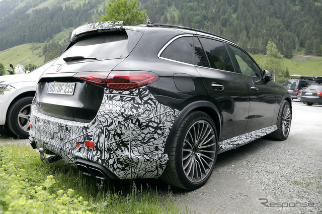 メルセデス AMG GLC63プロトタイプ(スクープ写真)