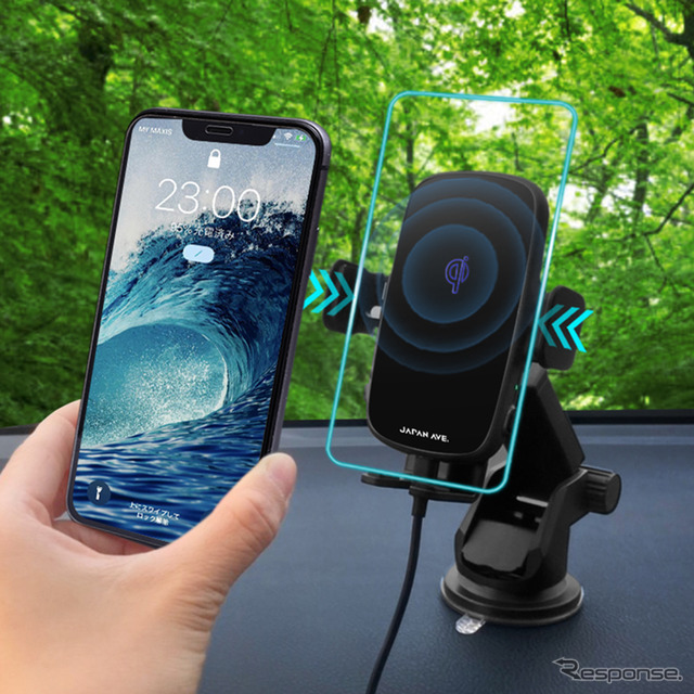 Qi対応、デュアルコイル+冷却ファン+自動開閉搭載のスマホホルダー「JA650」が新発売