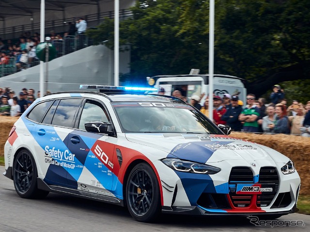 BMW M3 ツーリング の「MotoGP」セーフティカー（グッドウッド2022）