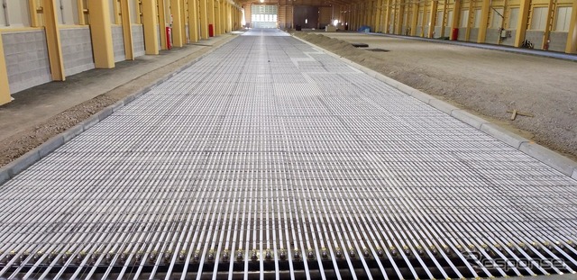北海道タイヤテストセンターの屋内氷盤試験場を活用したタイヤ開発