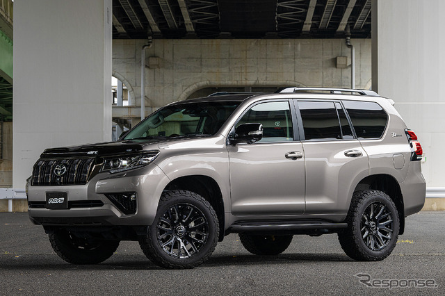 ランドクルーザー プラド×レイズ チームデイトナ F8 Gain/ホイールスペック=20×9J IN18、タイヤサイズ=275/55R20