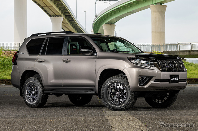 ランドクルーザー プラド×レイズ チームデイトナ FDX F6/ホイールスペック=17×8J IN20、タイヤサイズ=265/70R17