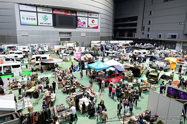 2021年10月に開催された「アソモビ」会場の様子(さいたまスーパーアリーナ)