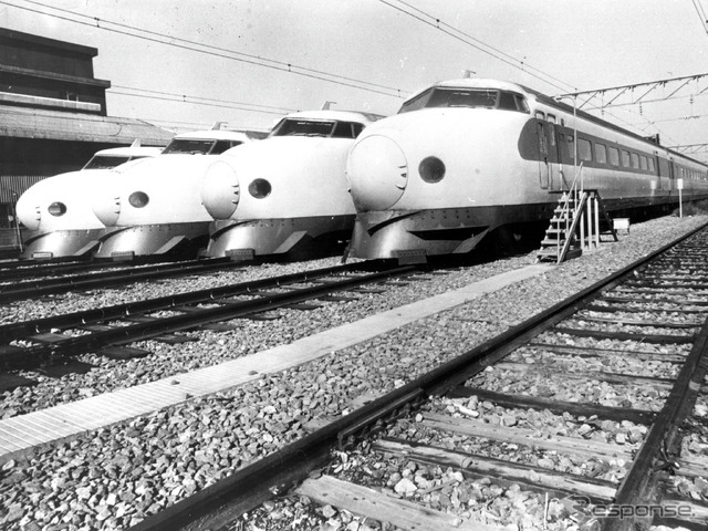 新幹線0系(1974年11月、品川)