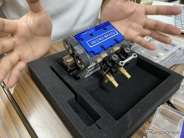 超小型エンジン組み立てキット「X-Power」、完成(?)