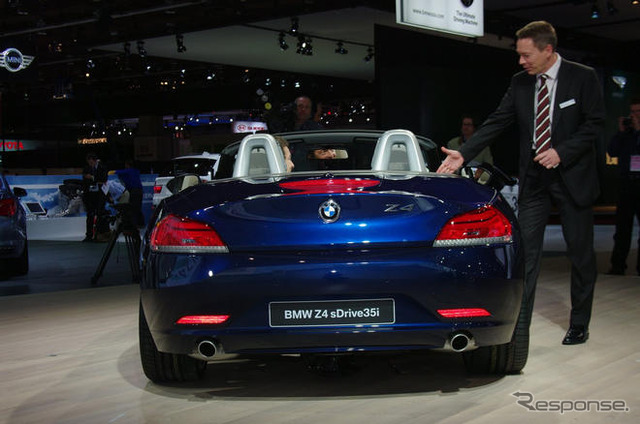 【デトロイトモーターショー09】BMW Z4 新型 電動メタルトップ採用…SCL