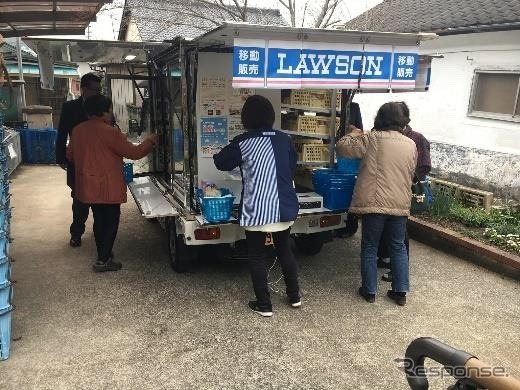 ローソンの移動販売車（イメージ）