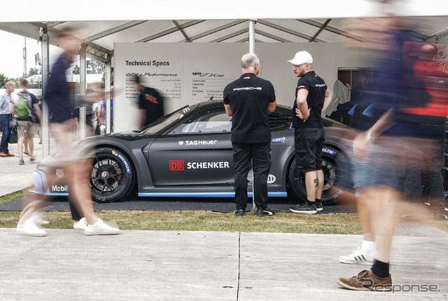 ポルシェ 718 ケイマン GT4 e パフォーマンス(グッドウッド2022)