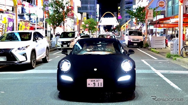 世界一黒い車(ポルシェ911)