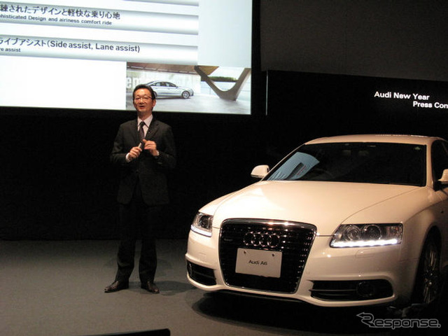 【アウディ A6 改良新型】パワーも燃費もアピールする新エンジン
