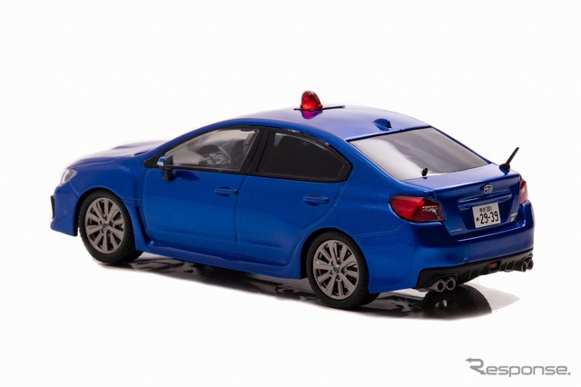 スバル WRX S4 2.0GT Eye Sight 2019 埼玉県警察高速道路交通警察隊車両(覆面 青・1/43スケールモデル)