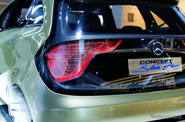【デトロイトモーターショー09】メルセデスのEV/FCVコンセプト「BlueZERO」…SCL その2