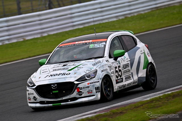 55号車MAZDA SPIRIT RACING MAZDA2 Bio concept