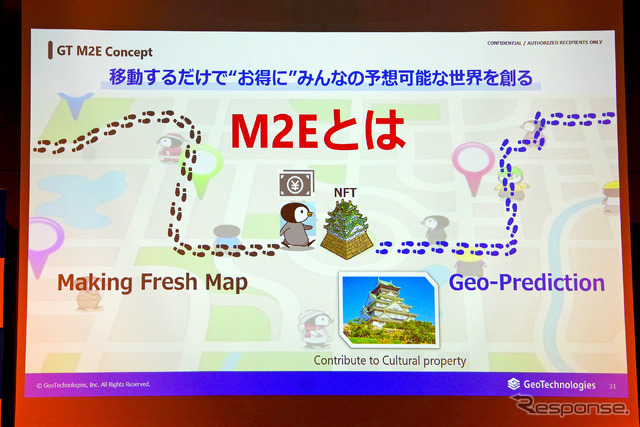 M2Eとは(7月8日、ジオテクノロジーズ経営戦略発表会)