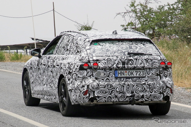 アウディ RS4アバント 次期型プロトタイプ(スクープ写真)