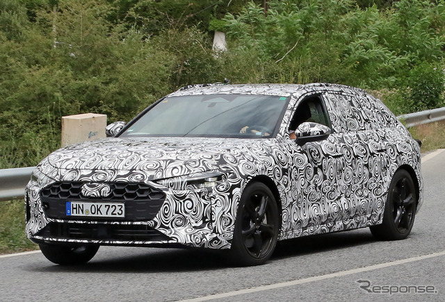 アウディ RS4アバント 次期型プロトタイプ(スクープ写真)
