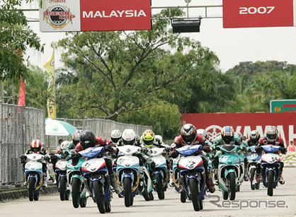 ヤマハ、ASEANチャンピオンを決定するバイクレース開催