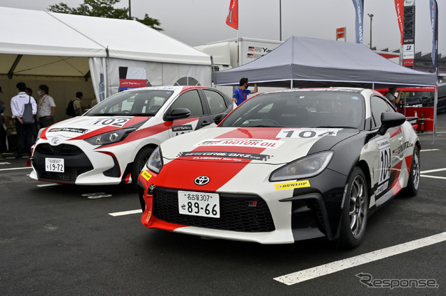 トヨタGAZOOレーシング GR86&BRZワンメイクレース プロフェッショナルシリーズの様子