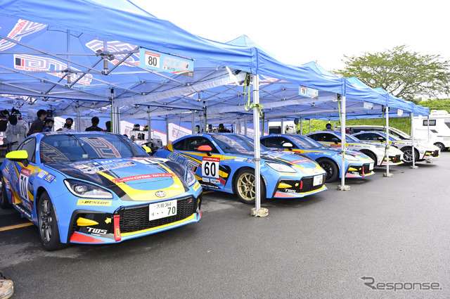 トヨタGAZOOレーシング GR86&BRZワンメイクレース プロフェッショナルシリーズの様子