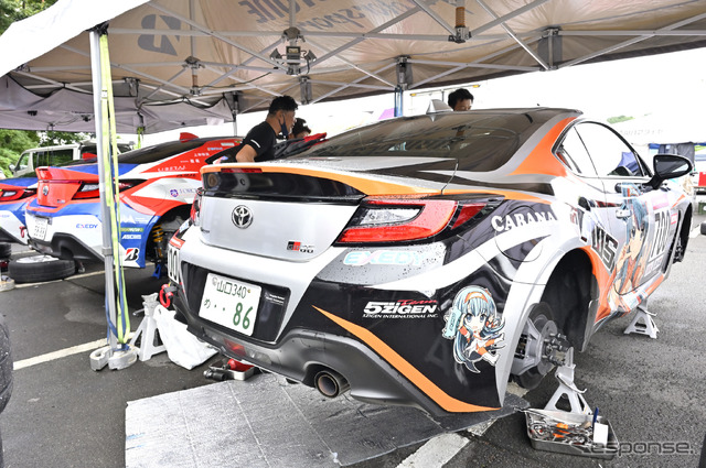 トヨタGAZOOレーシング GR86&BRZワンメイクレース プロフェッショナルシリーズの様子