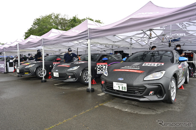 トヨタGAZOOレーシング GR86&BRZワンメイクレース プロフェッショナルシリーズの様子