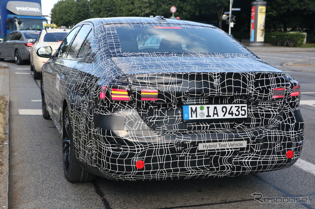 BMW 5シリーズ 次期型プロトタイプ(スクープ写真)