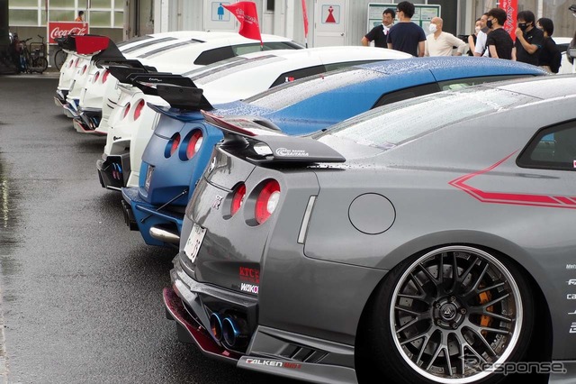 これほど多くのGT-Rが一堂に集まるイベントはそう多くない
