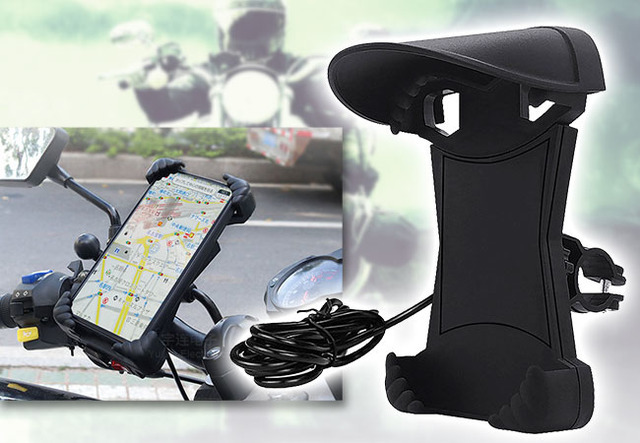 画面がよく見える! ツーリングも快適なバイク用スマホホルダー「B-KIT01」新登場