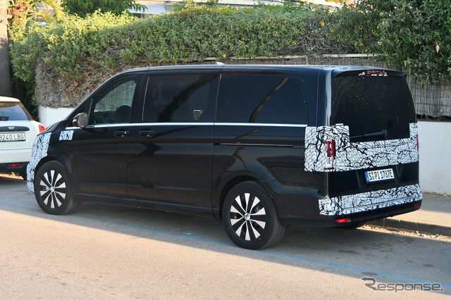 メルセデスベンツ EQV 改良新型プロトタイプ(スクープ写真)