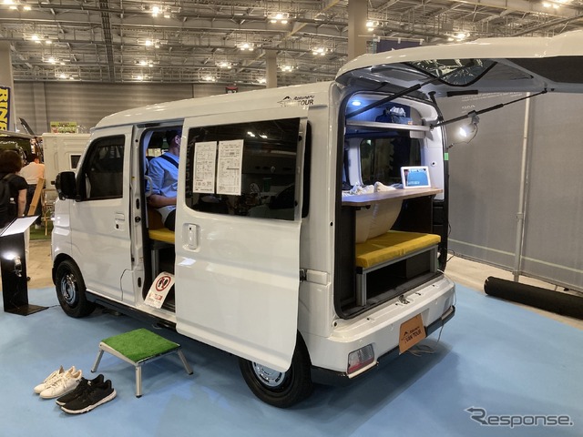メティオRAKUNERU:ダイハツ・アトレー新型ベース(東京キャンピングカーショー2022)